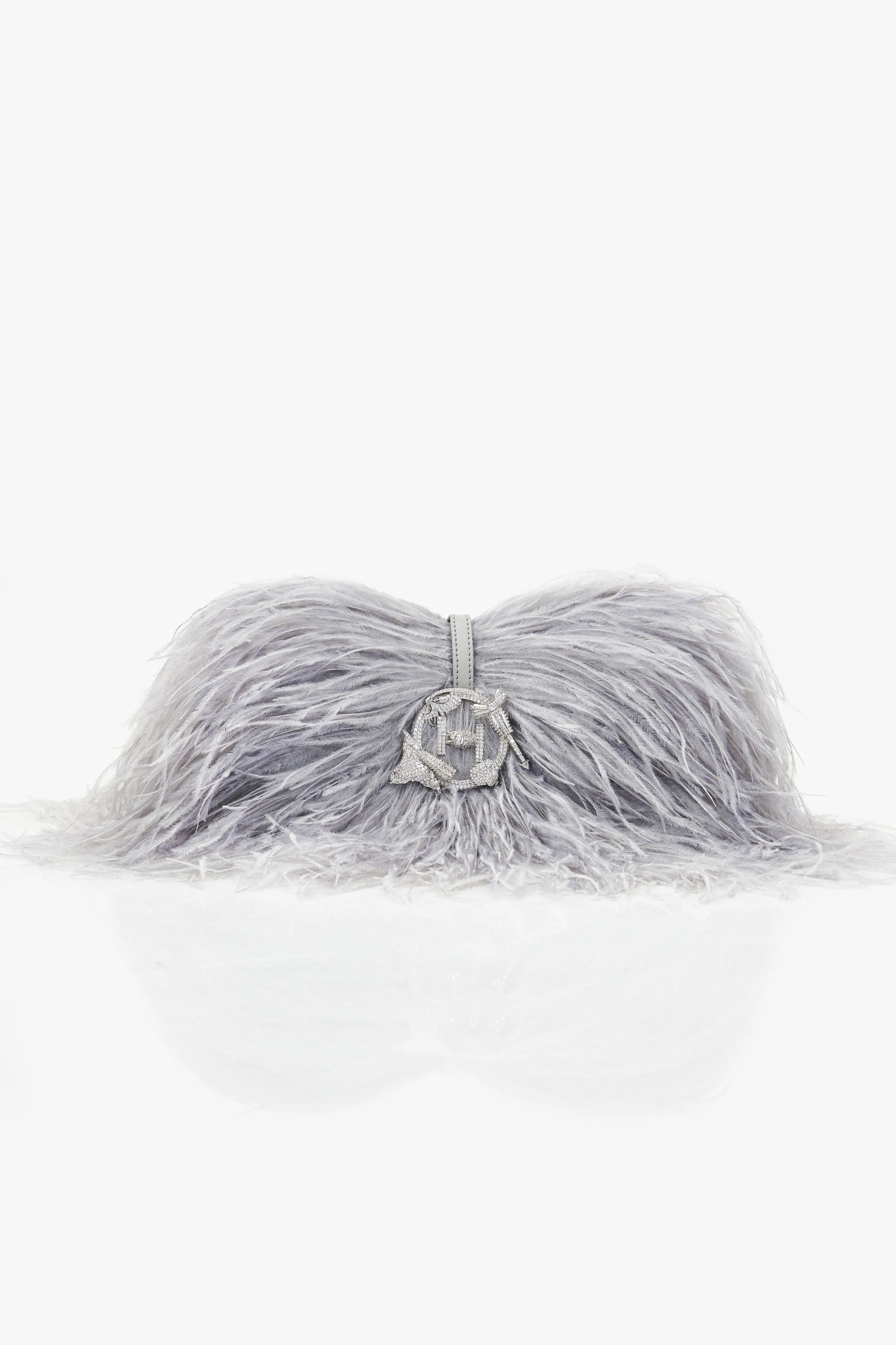 The Scarlet Silver Grey Midi Bag
