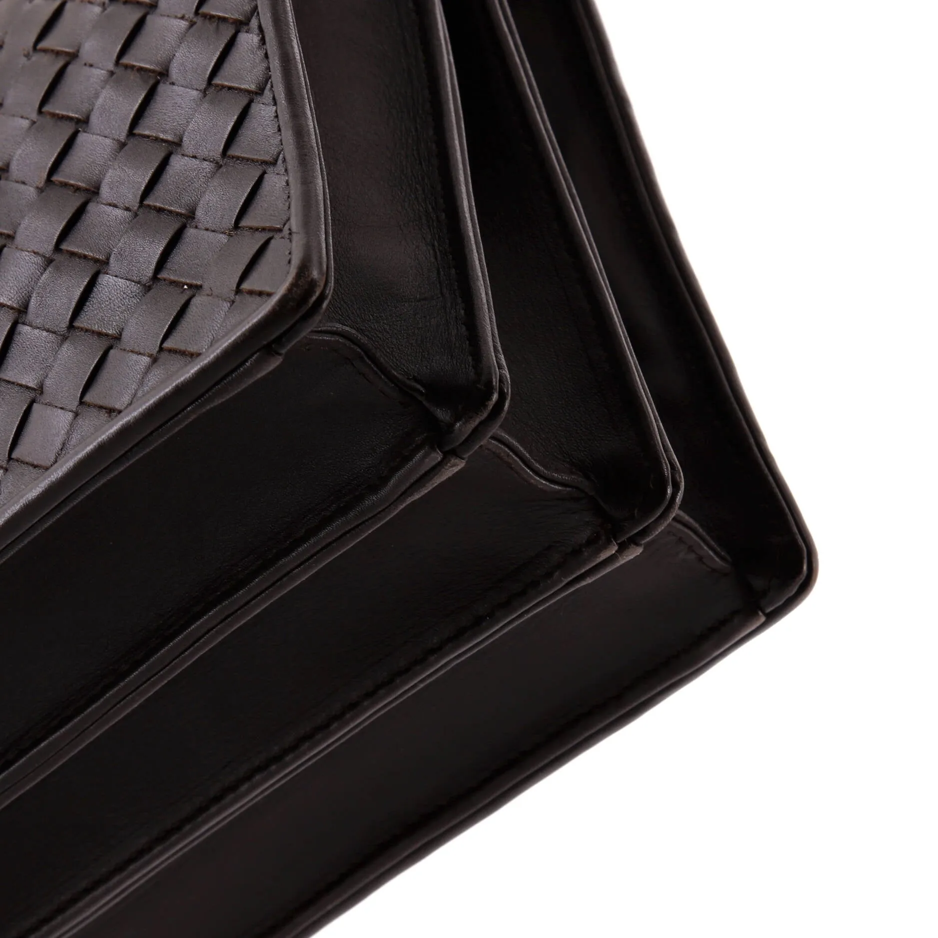 Top Zip Briefcase Intrecciato Nappa Large