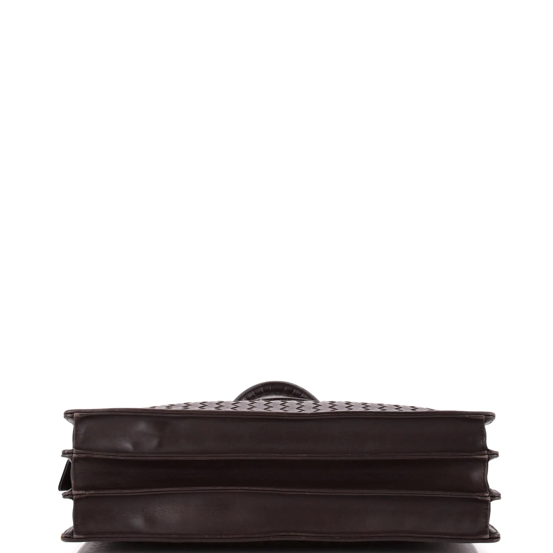 Top Zip Briefcase Intrecciato Nappa Large