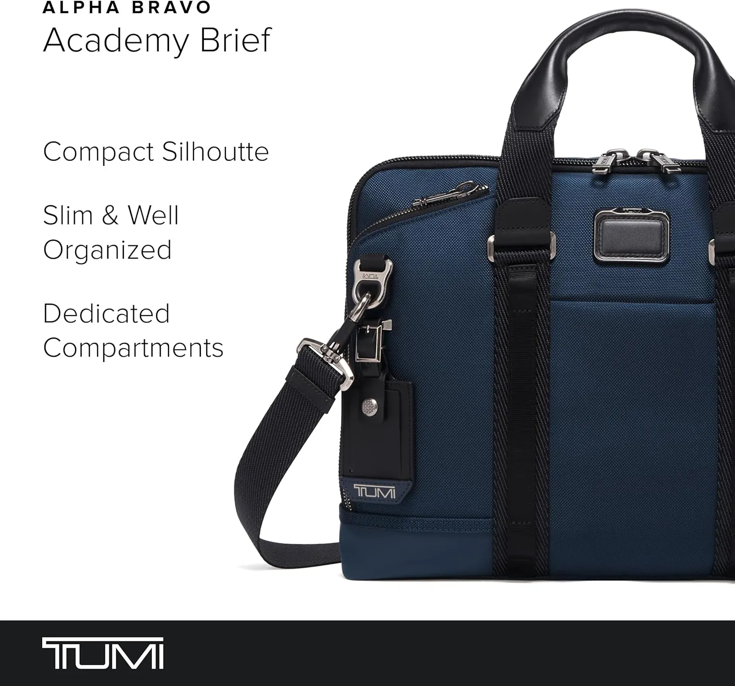TUMI - Alpha Bravo Academy Brief - Compact Laptop Briefcase - Travel Laptop Bag