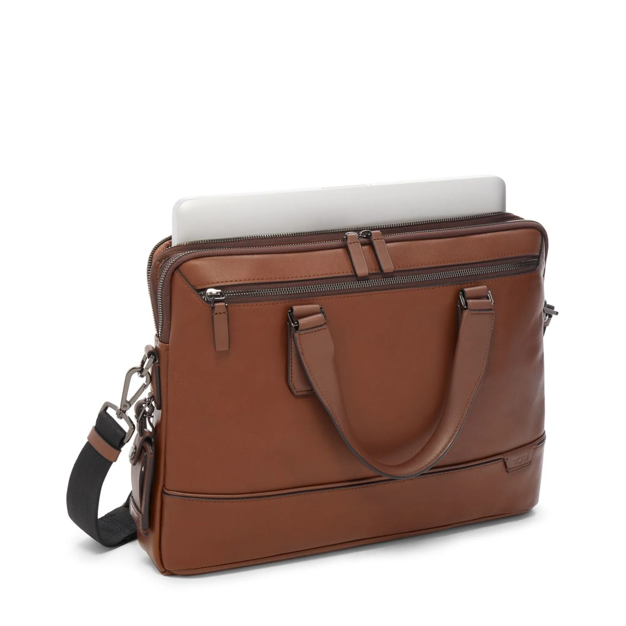 Tumi Harrison Sycamore Slim Briefcase - Cognac