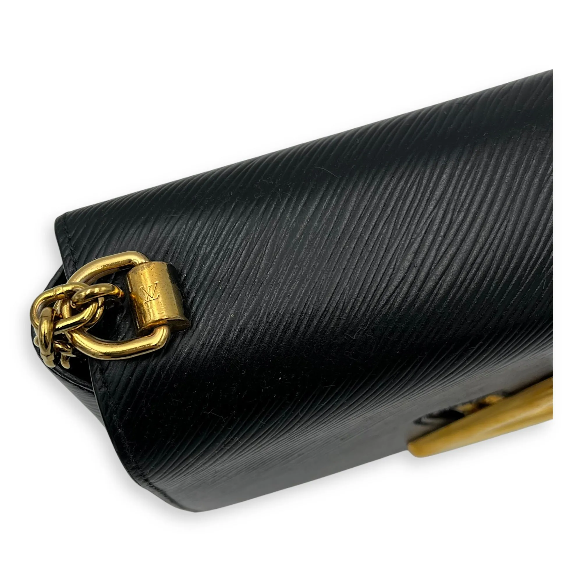Twist MM Crossbody bag in Epi leather, Gold Hardware