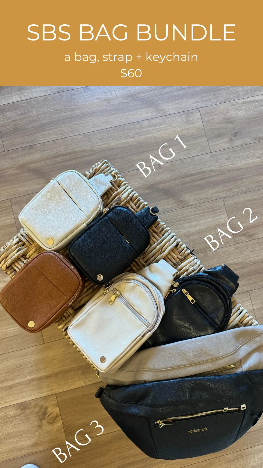 Vegan Leather Medium Crossbody