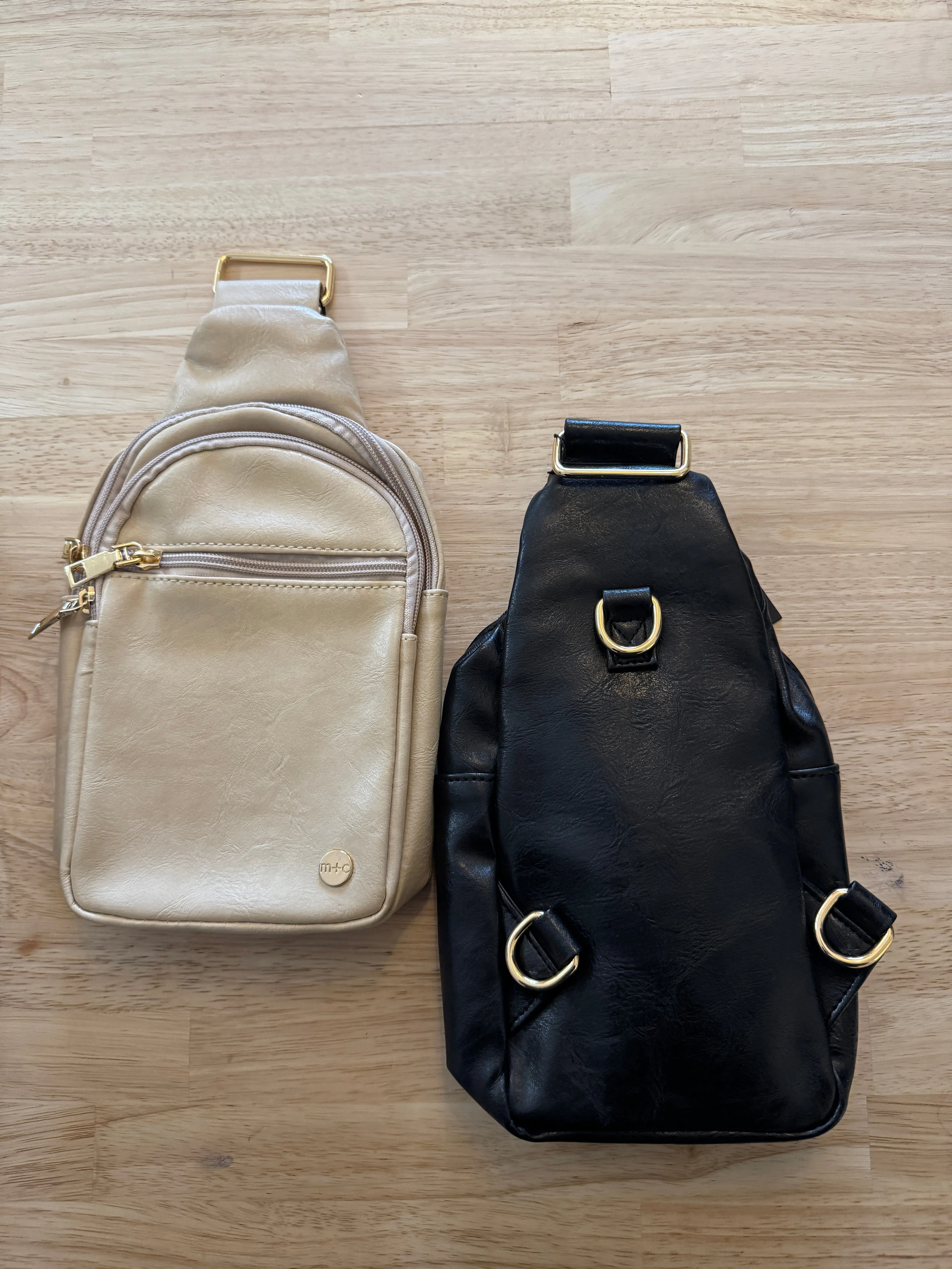 Vegan Leather Medium Crossbody