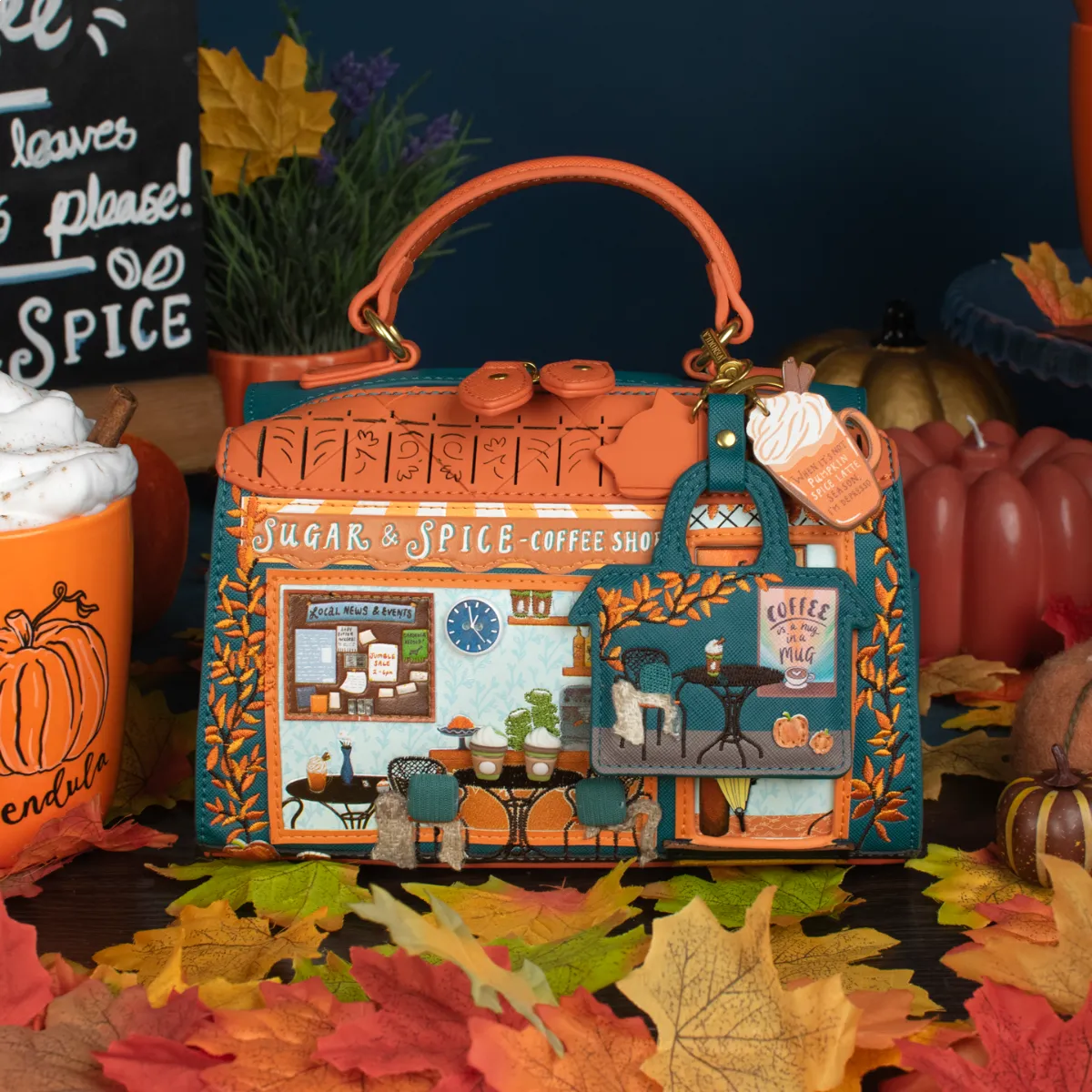 Vendula London - Sugar and Spice Coffee Shop Key Charm