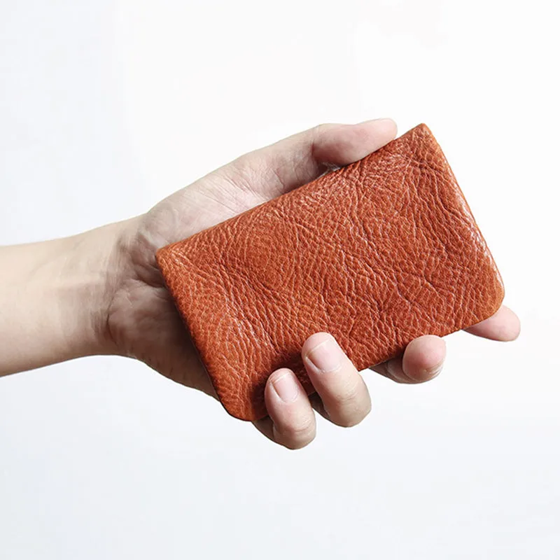 Vintage Handmade Short Zipper Coin Wallet