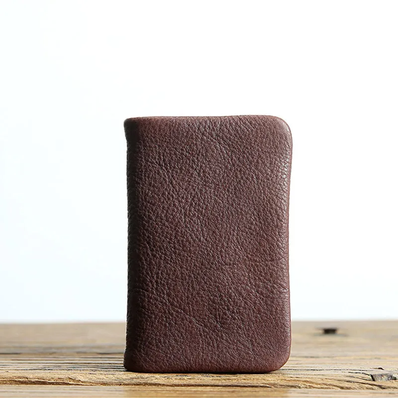 Vintage Handmade Short Zipper Coin Wallet