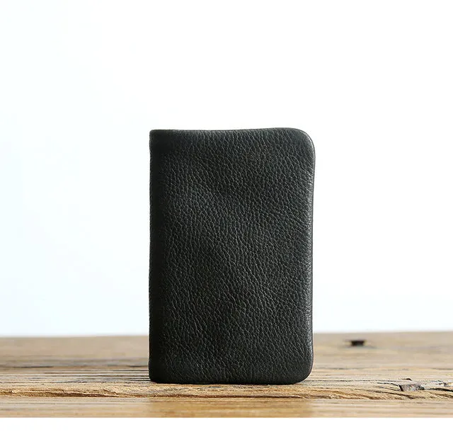 Vintage Handmade Short Zipper Coin Wallet