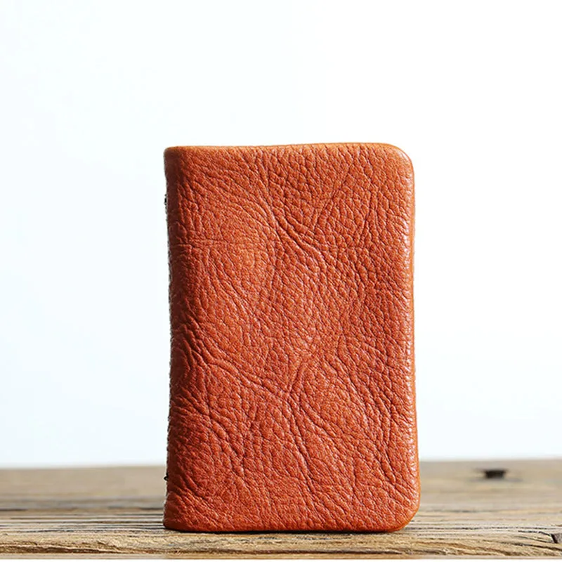 Vintage Handmade Short Zipper Coin Wallet