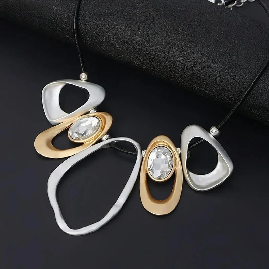 Vintage Statement Collares Necklace Suspension Pendants for Women