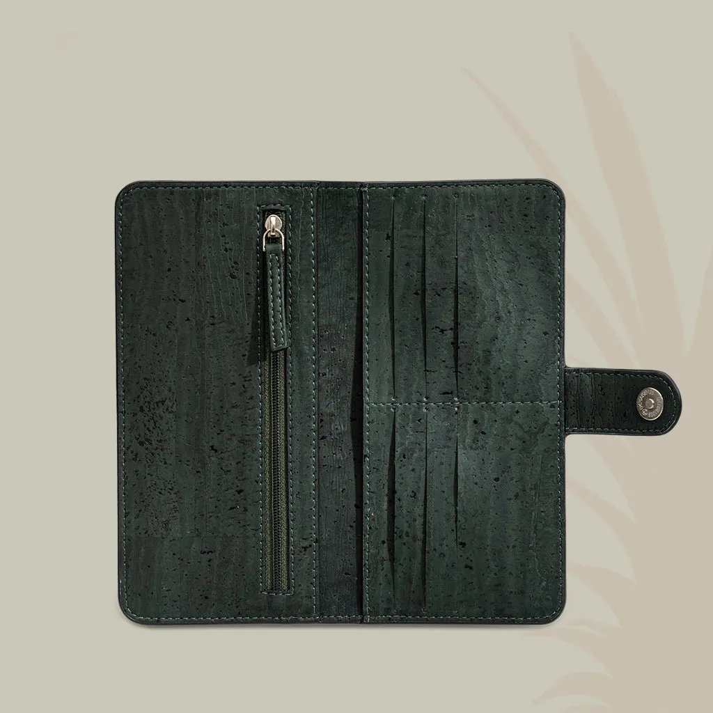 Virya Printed Cork Slimfold Wallet