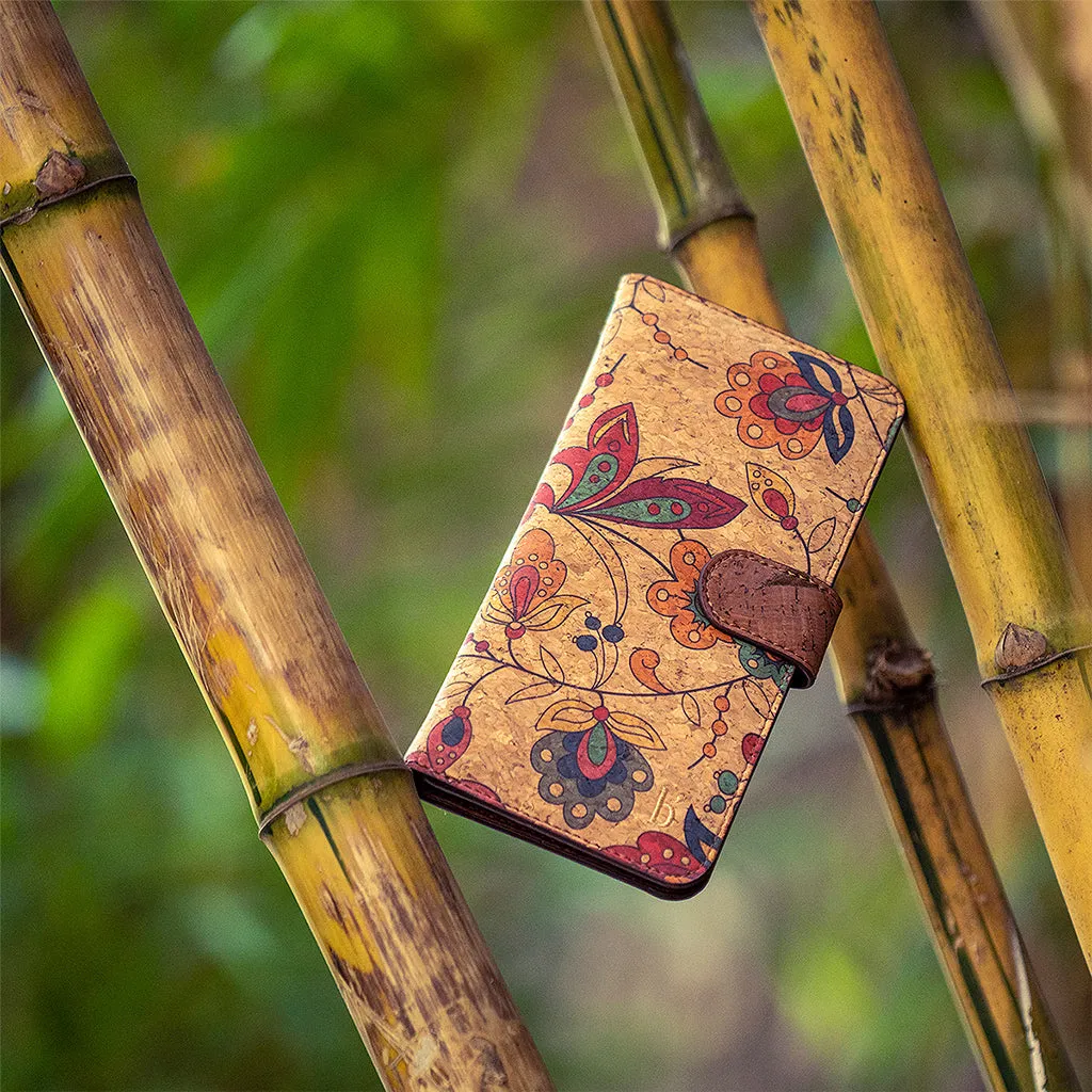 Virya Printed Cork Slimfold Wallet