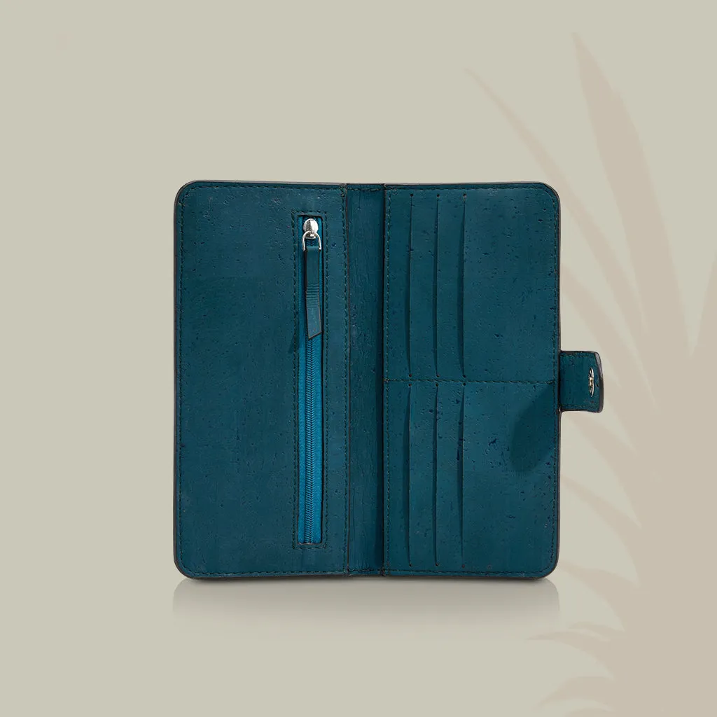 Virya Printed Cork Slimfold Wallet