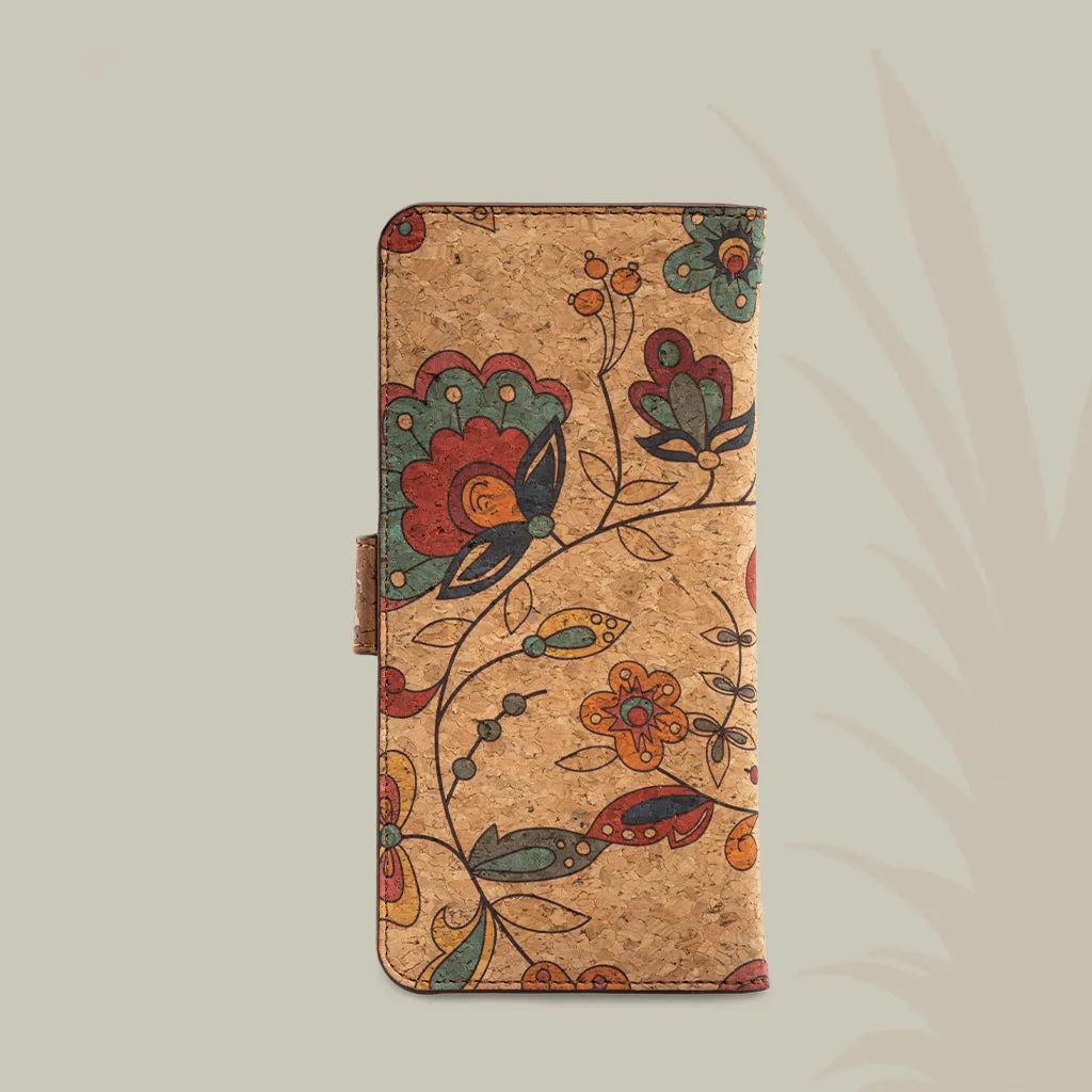 Virya Printed Cork Slimfold Wallet