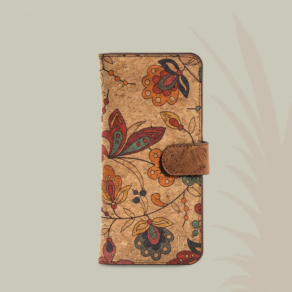 Virya Printed Cork Slimfold Wallet