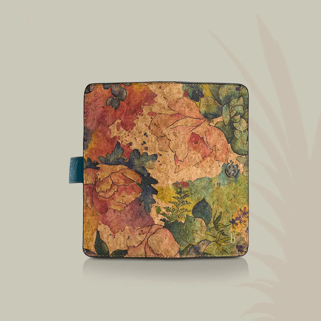 Virya Printed Cork Slimfold Wallet