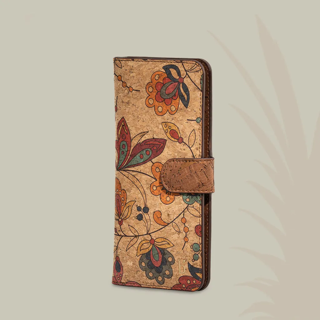 Virya Printed Cork Slimfold Wallet