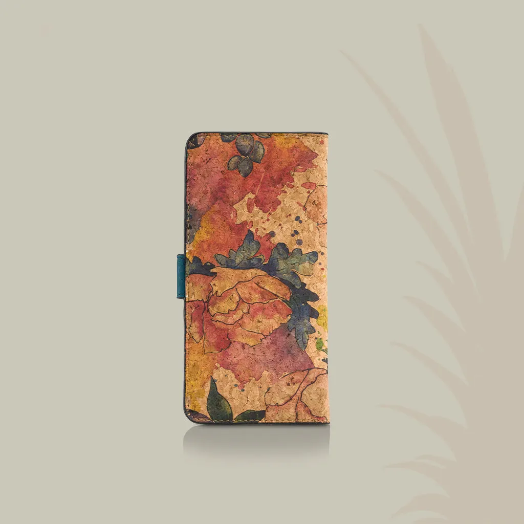Virya Printed Cork Slimfold Wallet