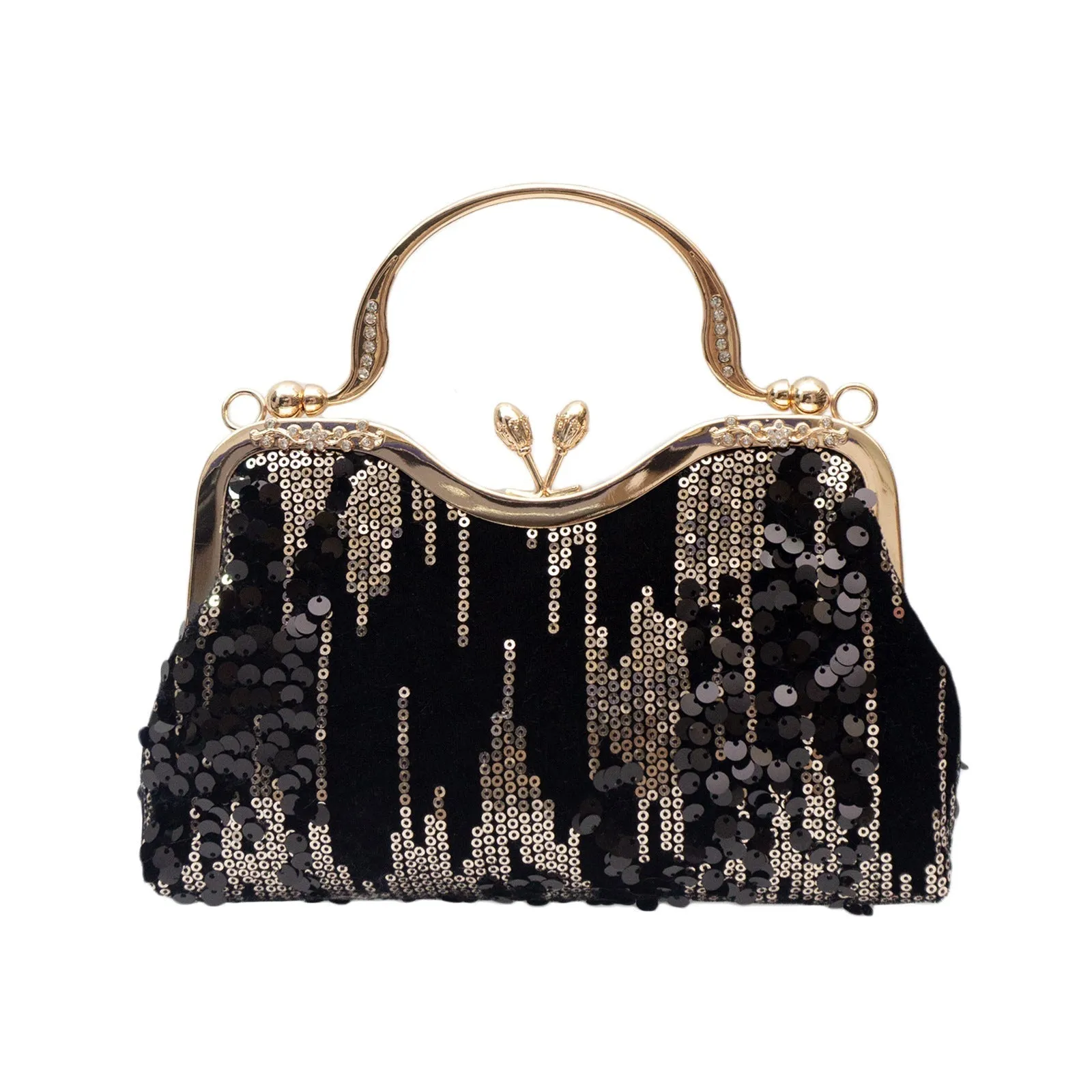 Women Sequin Evening Clutch Purse