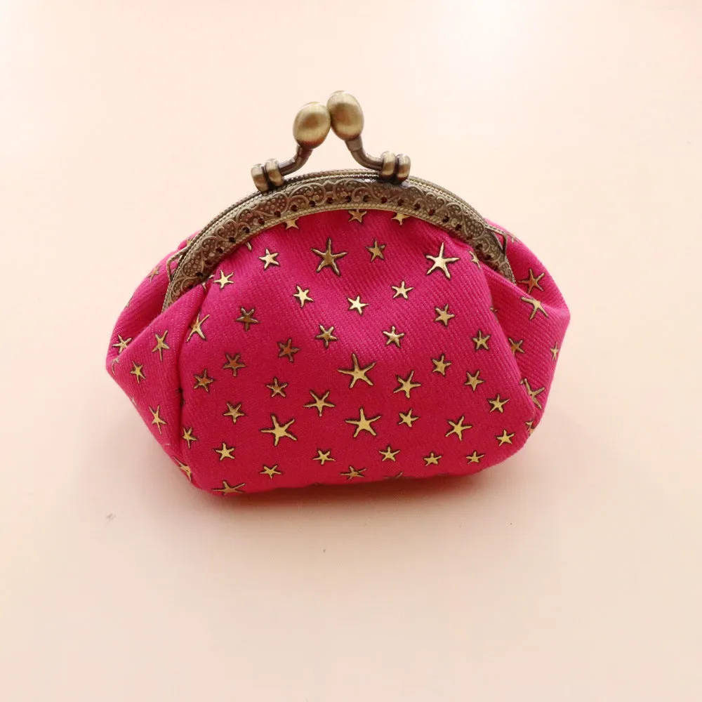 Women's Denim Cloth Vintage Handmade Finished Coin Purses