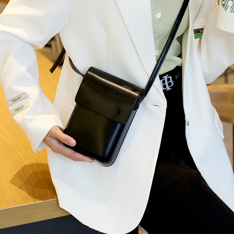 Women's Fashionable Vertical Korean Style Cell Shell Crossbody Bags