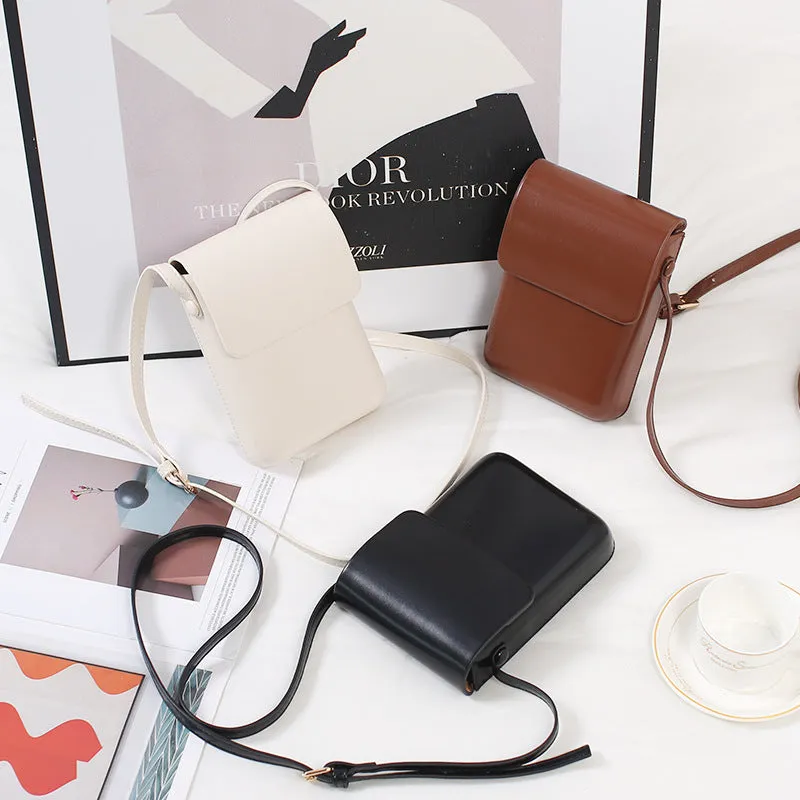 Women's Fashionable Vertical Korean Style Cell Shell Crossbody Bags
