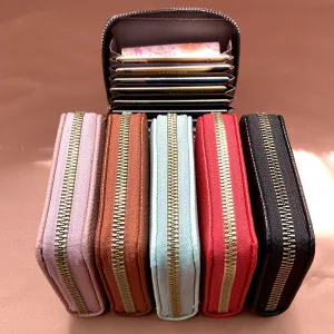 Women's Litchi Pattern Large Capacity Bank Credit Bags