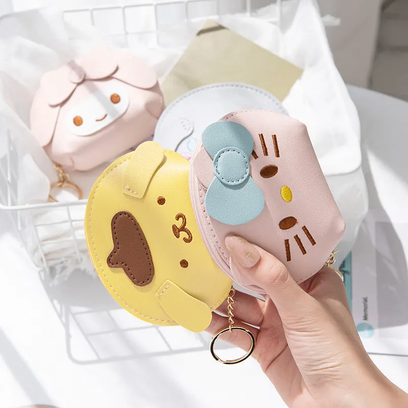 Women's Mini Zipper Storage Convenient Cartoon Coin Purses