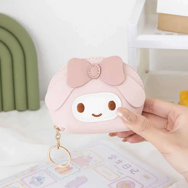 Women's Mini Zipper Storage Convenient Cartoon Coin Purses