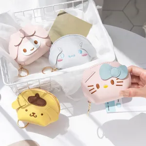 Women's Mini Zipper Storage Convenient Cartoon Coin Purses
