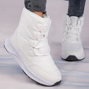 Womens Waterproof NonSlip Thickened Winter Snow Boots