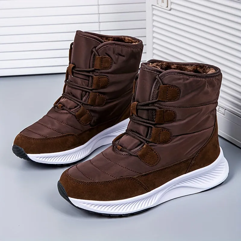 Womens Waterproof NonSlip Thickened Winter Snow Boots