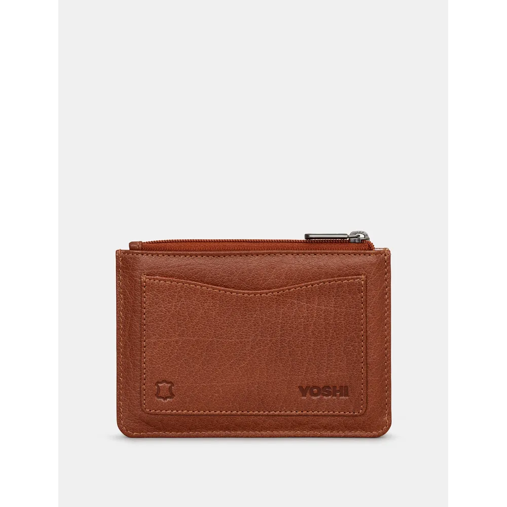 Yoshi Midnight Cats Zip Top Leather Purse